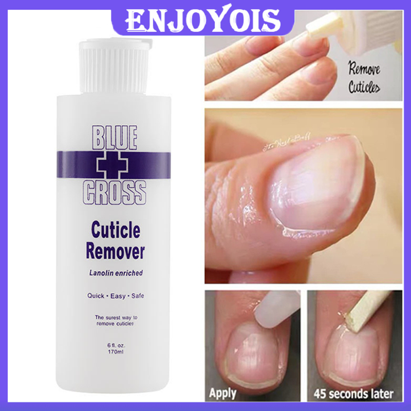 น้ำยาตัดหนังเล็บ น้ำยาหนังนุ่ม ครีมตัดหนัง BLUE CROSS Cuticle remover 170ml.