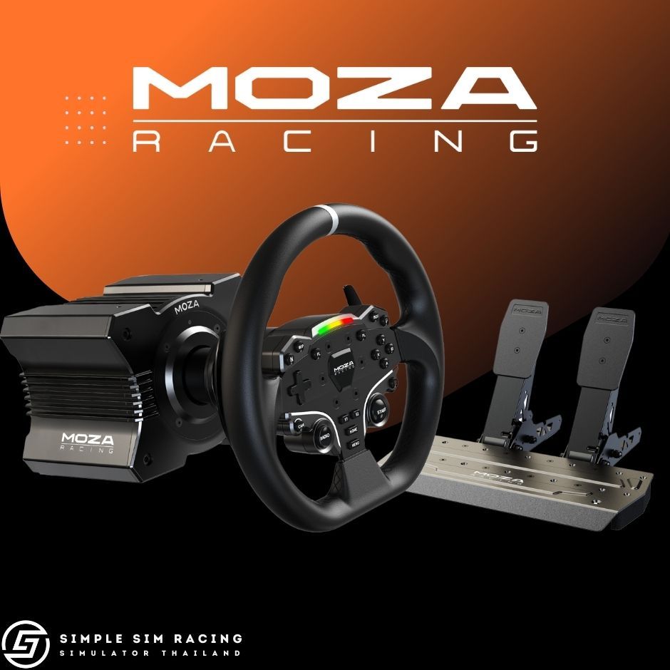 พร้อมส่ง Moza R5 Racing Bundle (2 Pedals) (ประกันศูนย์ไทย 1 ปี)