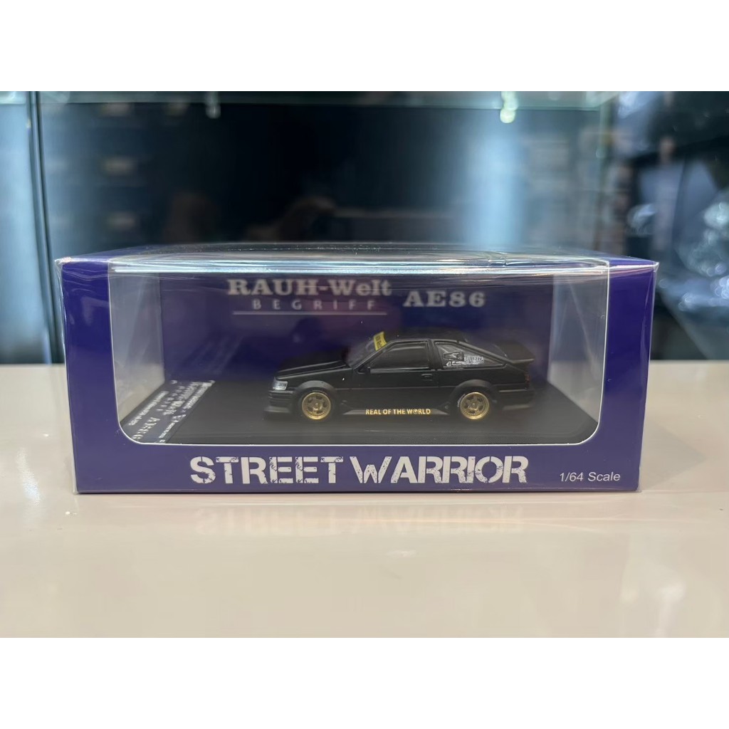 STREET WEAPON 1/64 RWB Ae86 Matt Black