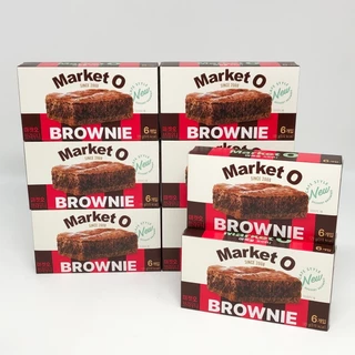 Market O REAL BROWNIE 120g 6 ชิ้น บราวนี่ 브라우니 ขนมเกาหลี SINCE 2008