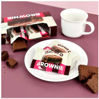 Market O REAL BROWNIE 120g 6 ชิ้น บราวนี่ 브라우니 ขนมเกาหลี SINCE 2008