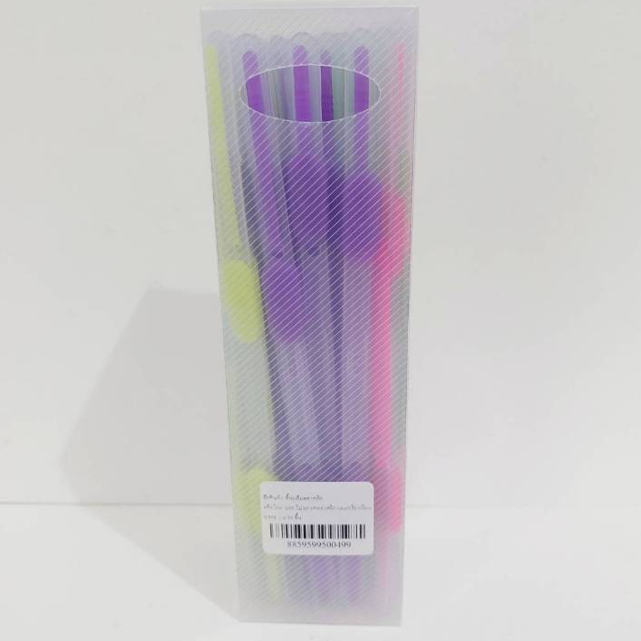 ลิ้นแฟ้มพลาสติก โปร (PRO) (50 ชิ้น/กล่อง) คละสี ลิ้นแฟ้มก้านยาว