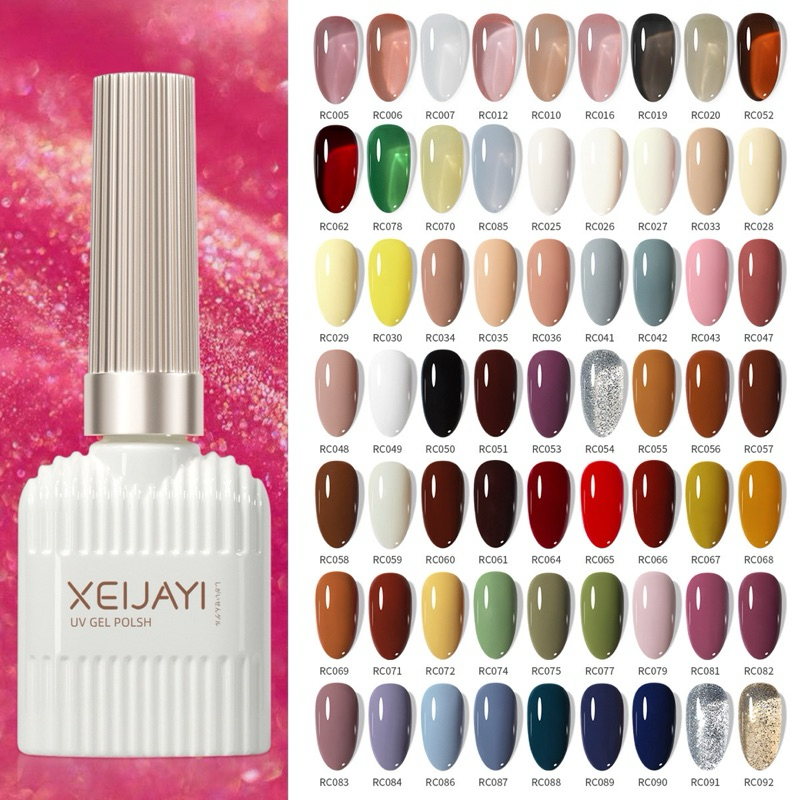 สีเจลXEIJAYI มีให้เลือกทั้งหมด 102สี ขนาด 15ml.