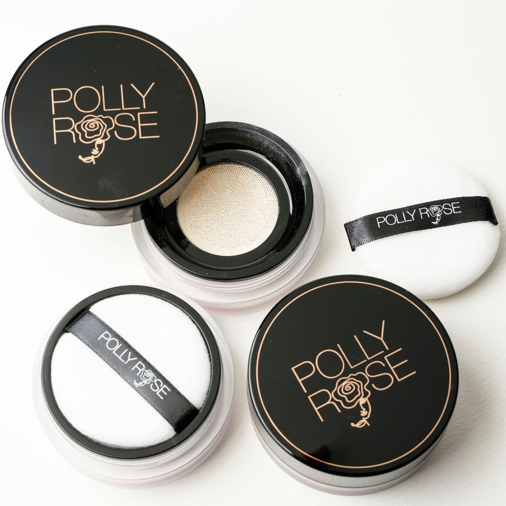 แป้งฝุ่นล้อแสง ไบรท์แอนด์โกลว์ LOOSE POWDER SPF15 PA++ ชิมเมอร์กระจายแสง POLLY ROSE รูปที่ 6