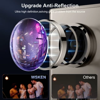 WSKEN S25 Ultra S26Ultla ตัวป้องกันเลนส์ Samsung Galaxy S22/S23/S24 Ultra ตัวป้องกันเลนส์กล้อง HD ฟิล์มกระจกนิรภัยโลหะ