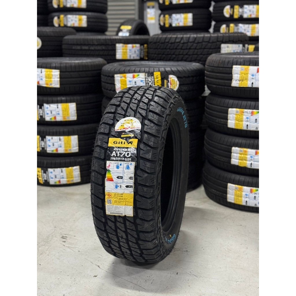 ยางP245/70R16,P265/70R16,P265/75R16,P265/65R17,P265/60R18,P265/65R18,P265/50R20,P265/55R20,P275/55R20รุ่นAT70ออฟโรด