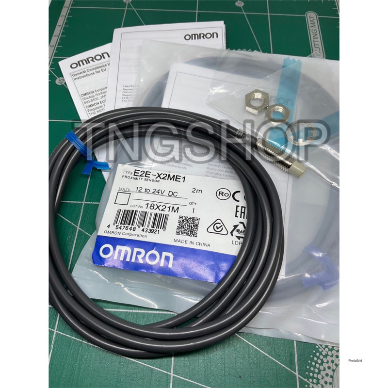 เซ็นเซอร์E2E-X2ME1 sensor เซ็นเซอร์  POX จับโลหะ ชนิด NPN-NO.  3สาย   เส้นผ่าศูนย์กลาง 8 มิล (ของใหม