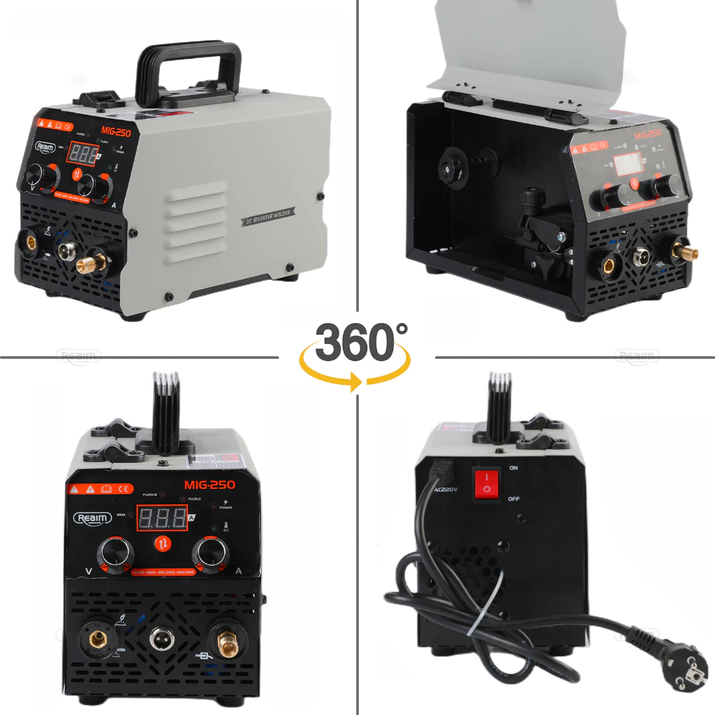 REAIM ตู้เชื่อม ตู้เชื่อมมิกซ์ (MIG/MMA/TIG) IGBT ตู้เชื่อมไฟฟ้า 3 ระบบ สายเชื่อม thumbnail 7
