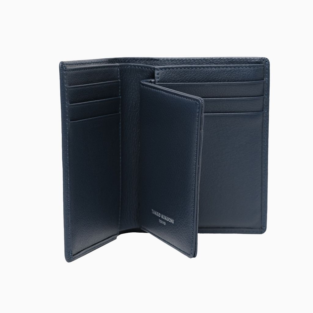 TAKEO KIKUCHI กระเป๋าสตางค์ใบสั้น SOFT LEATHER WALLET WITH MINICASE