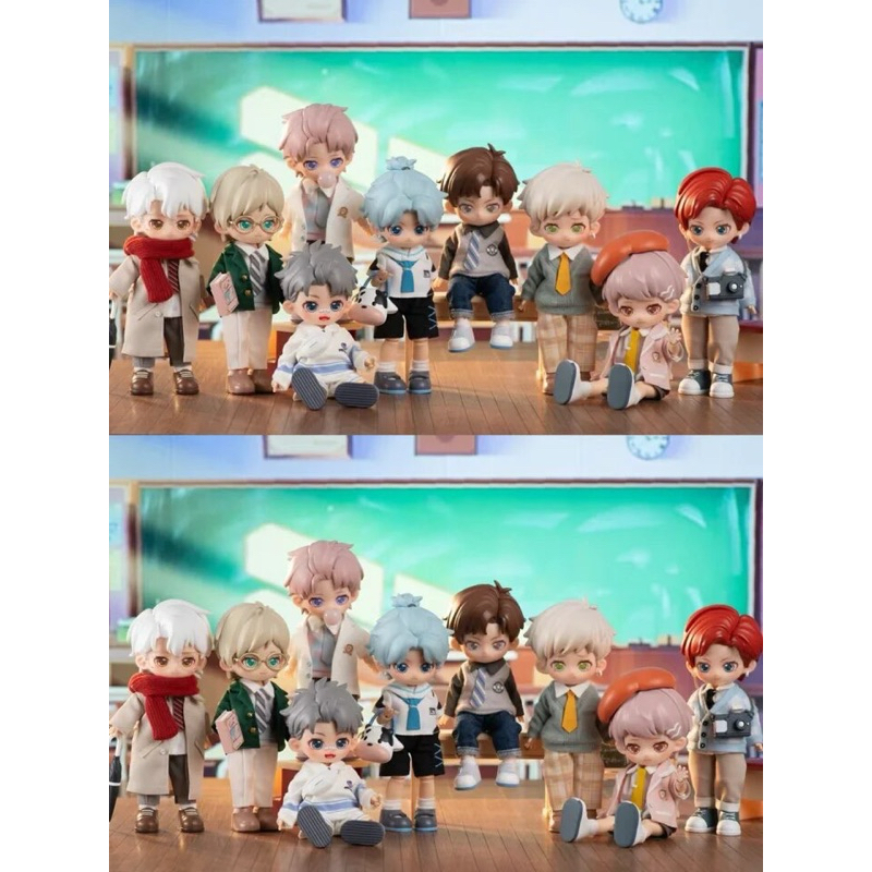 🔥พร้อมส่ง🔥[แบบแยก-เลือกตัวได้]Simon Toys BJD Doll PEETSOON School Life series blind box