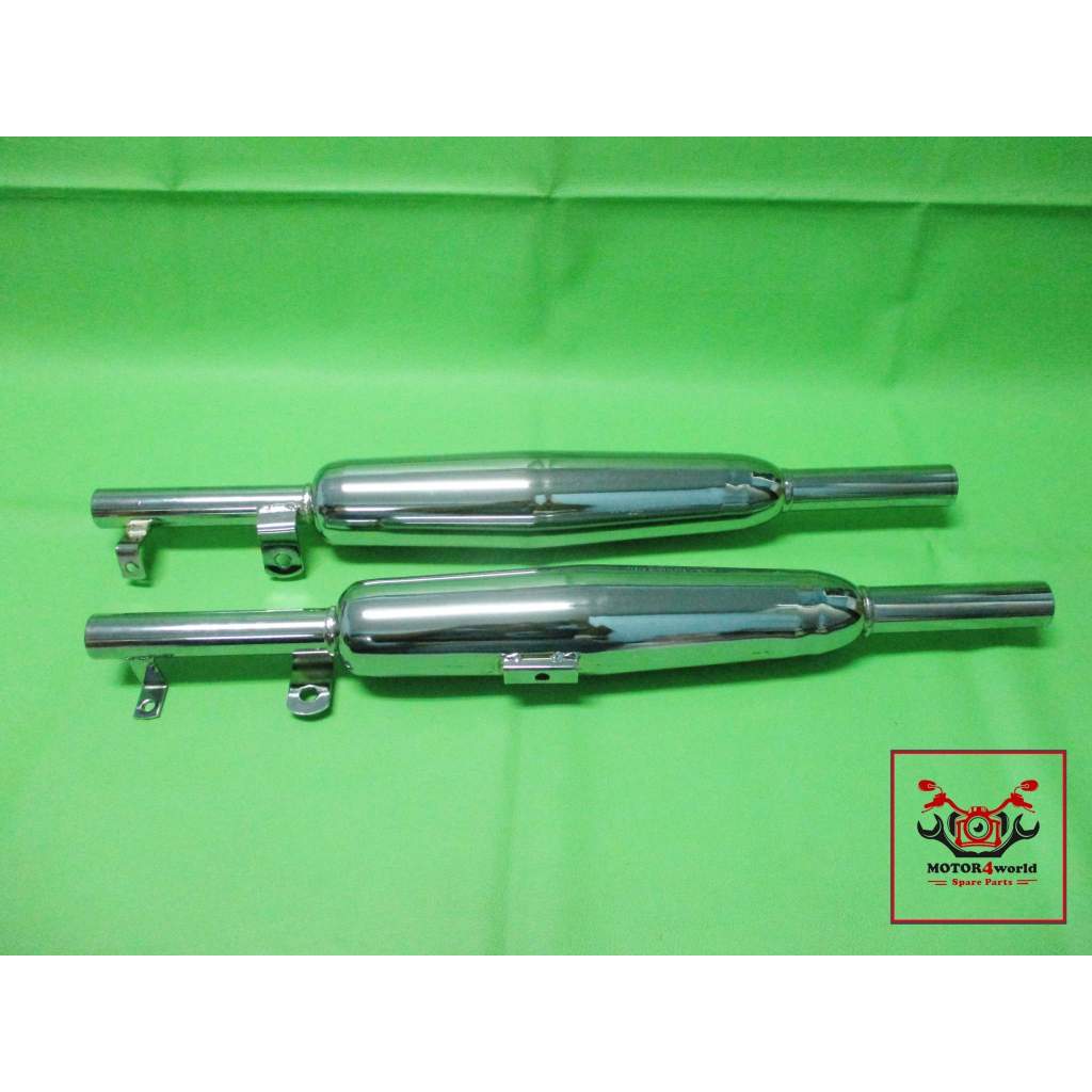 EXHAUST MUFFLER SETLH&RH Fit For HONDA C95 CA95 C92 CA92 // ท่อไอเสีย ทรง TR