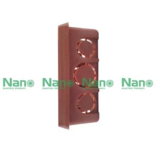 NANO-408 BOX บล็อคฝัง ยกลัง 100 ชิ้น NANO 2x4" สีส้ม