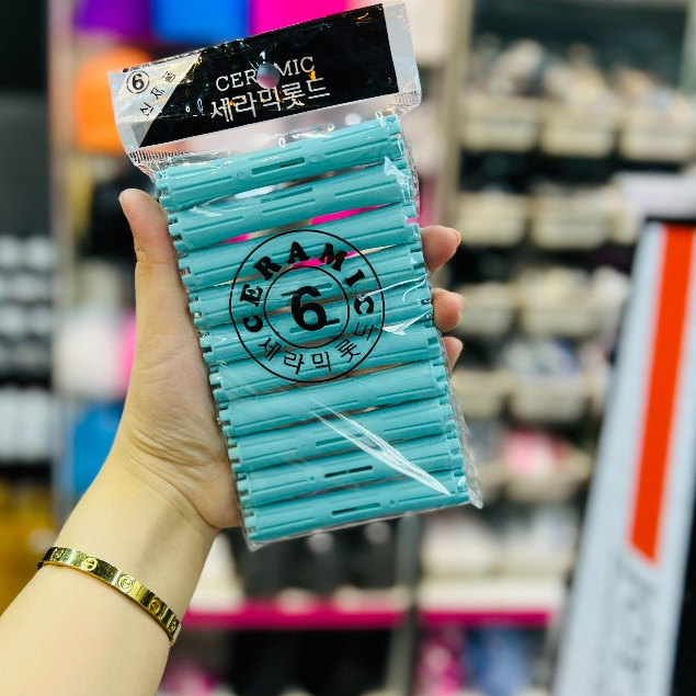 แกนดัดผมเกาหลี แพค (ไม่มียางรัดแกน) สุ่มสี - รูปที่ 5