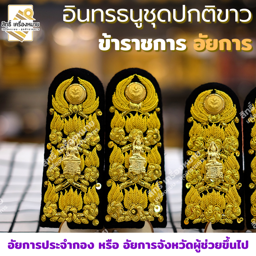 อินทรธนู *อัยการประจำกอง - อัยการจังหวัด - อัยการผู้ช่วย* ข้าราชการอัยการ (สำหรับชุดกากี และชุดปกติขาว)