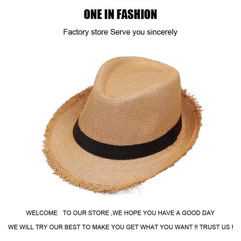 หมวกบัคเก็ต  หมวกสาน ทรงคาวบอย Panama Classic hat  171