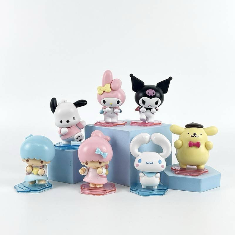 พร้อมส่ง 𐂂โมเดล Sanrio รุ่น แบกเป้ ตัวใหญ่ สุดคิ้วว