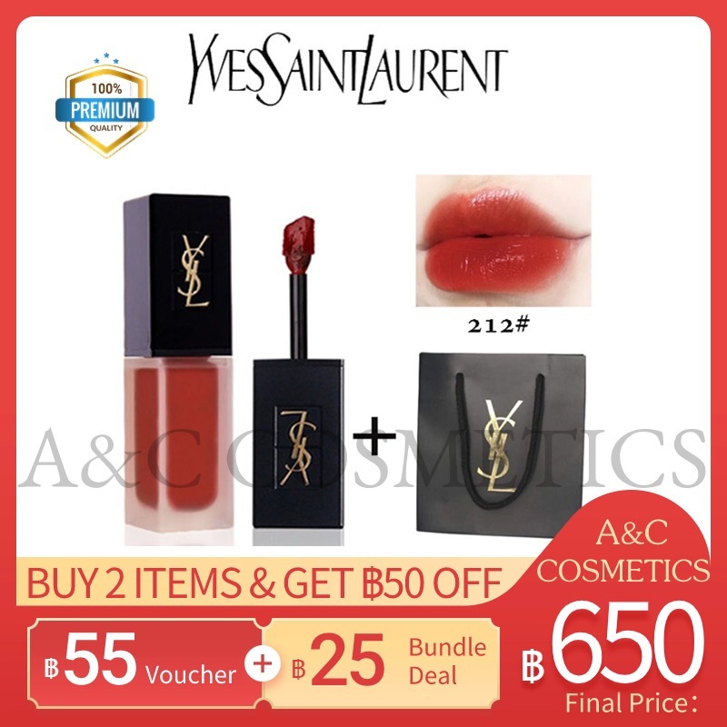 ของแท้ค่ะ100% YSL Yves Saint Laurent Velvet Matte Lipstick 204# 210# 211# 212# 216#
