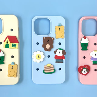 Bringhome jibbitz ซิลิโคน ตัวติดรองเท้า crocs