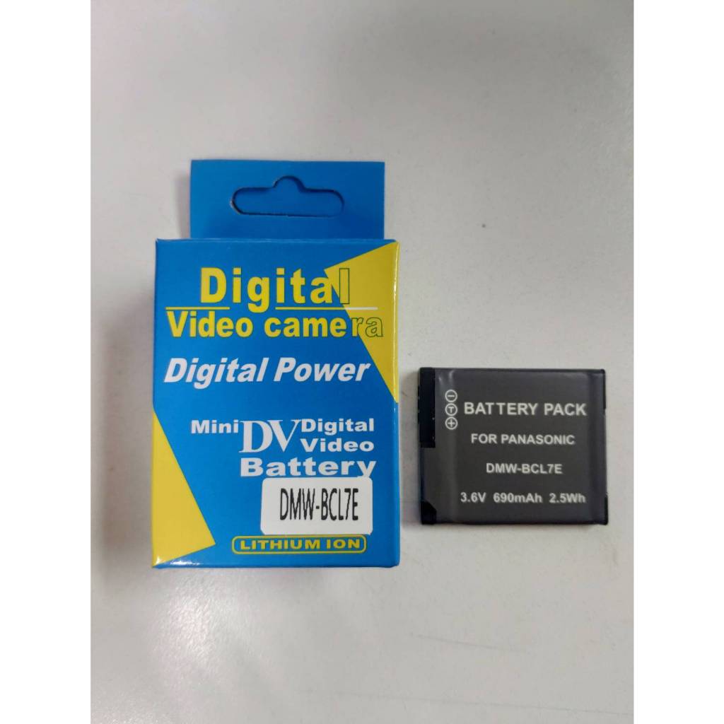 แบตเตอรี่กล้อง BATTERY CAMERA PANASONIC รหัสแบต DMW-BCL7E