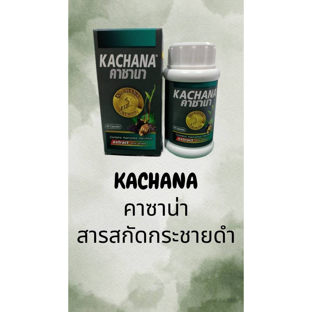 KACHANA กระชายดำสกัด+ สมุนไพรบำรุงผู้ชาย 60เม็ด