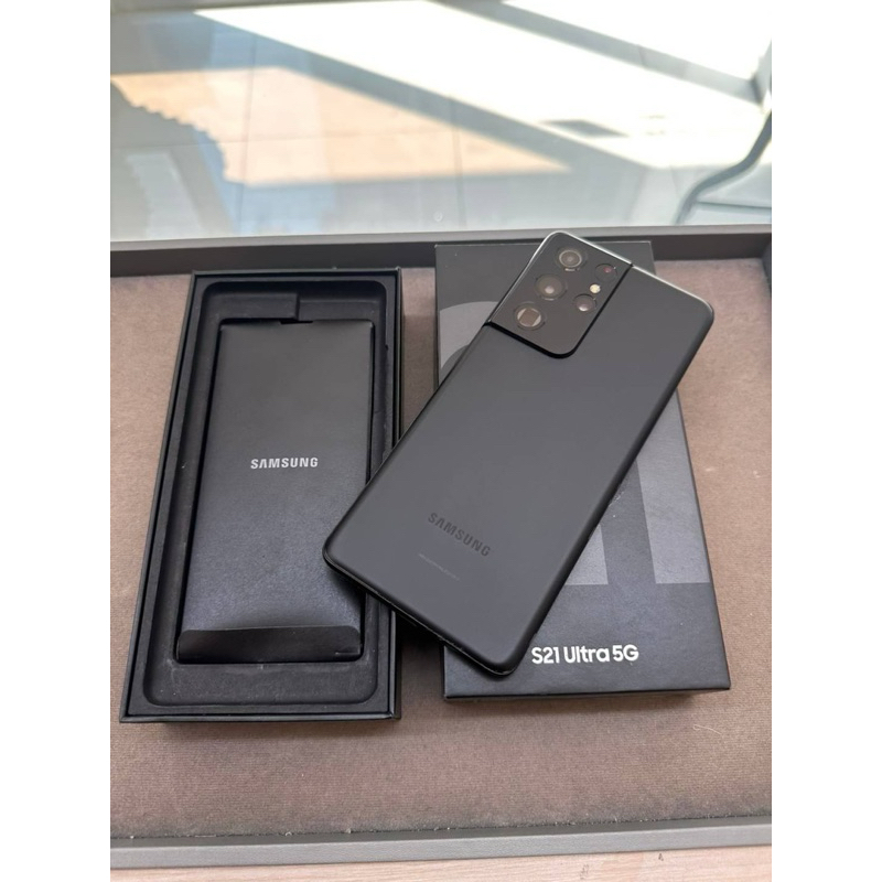 [ส่งไวทันใจ]Samsung S21 Ultra 5G สีดำ 12/256GB (อิมี่: 7292) ( โทรศัพท์มือสอง ศูนย์ไทยแท้ )