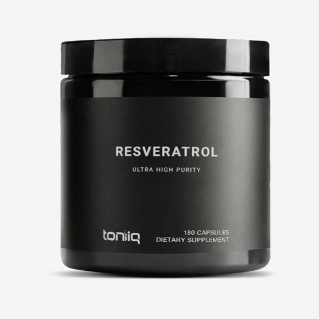 Toniiq Resveratrol - Ultra High Purity 600mg 60caps 180vaps