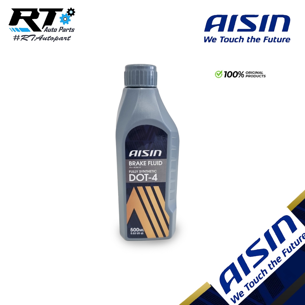 Aisin น้ำมันเบรค ไอชิน สูตรสังเคราะห์ 100% Fully Synthetic ขนาด 500ml / น้ำมันเบรค น้ำมันคลัทช์ DOT4 DOT3 - รูปที่ 2