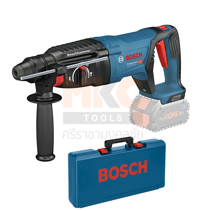 สว่านโรตารี่ไร้สาย 18V GBH 18V-26D, 28DC  (เฉพาะเครื่อง) BOSCH