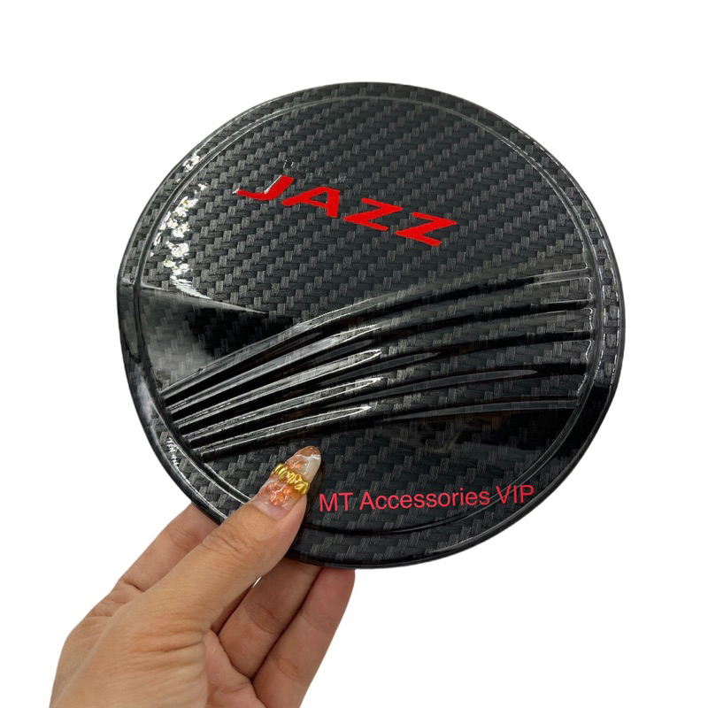 Honda Jazz ปี2014-2025 ลายแคฟล่าโลโก้แดง เบ้ากันรอย ครอบมือจับ ครอบฝาถัง ลูกค้าแยกชื้อได้ค่ะ - รูปที่ 5