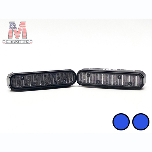 Whelen ION สีน้ำเงินล้วน ไซเรน (มือสอง - คู่)