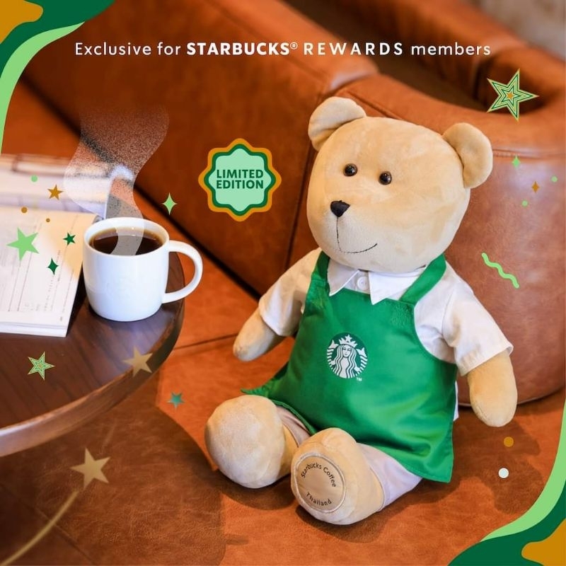 Starbucks Cheerful Barista Bear Limited Edition