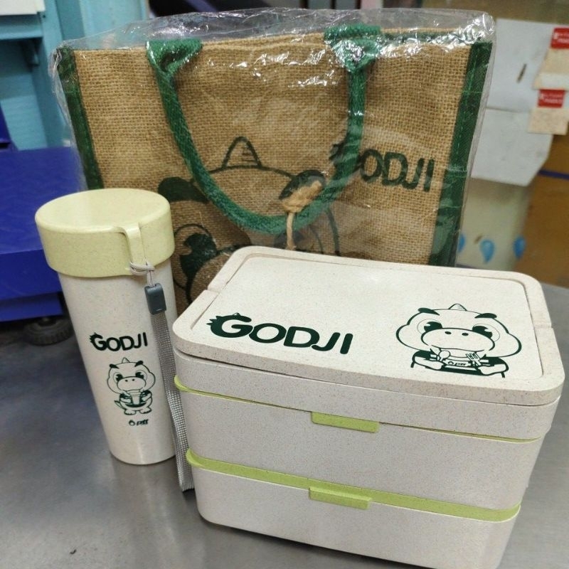 Godji Ptt ชุดกล่องข้าวรักษ์โลก