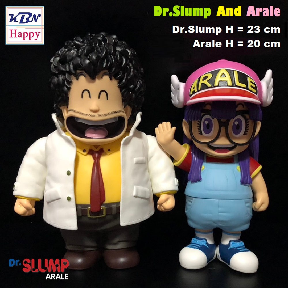 Model Figure Dr.Slump And Arale Soft Vinyl โมเดล ฟิกเกอร์ ดร.สลัมป์ กับ หนูน้อยอาราเล่ งานซอฟท์ไวนิล