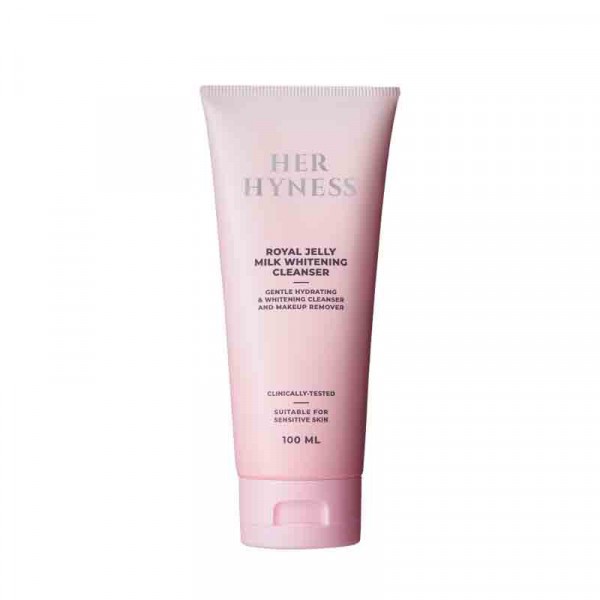 พร้อมส่ง HER HYNESS ROYAL JELLY MILK WHITENING CLEANSER (Exp: 03/2027) ซื้อครบ 3000 มีสินค้าสุดน่ารั