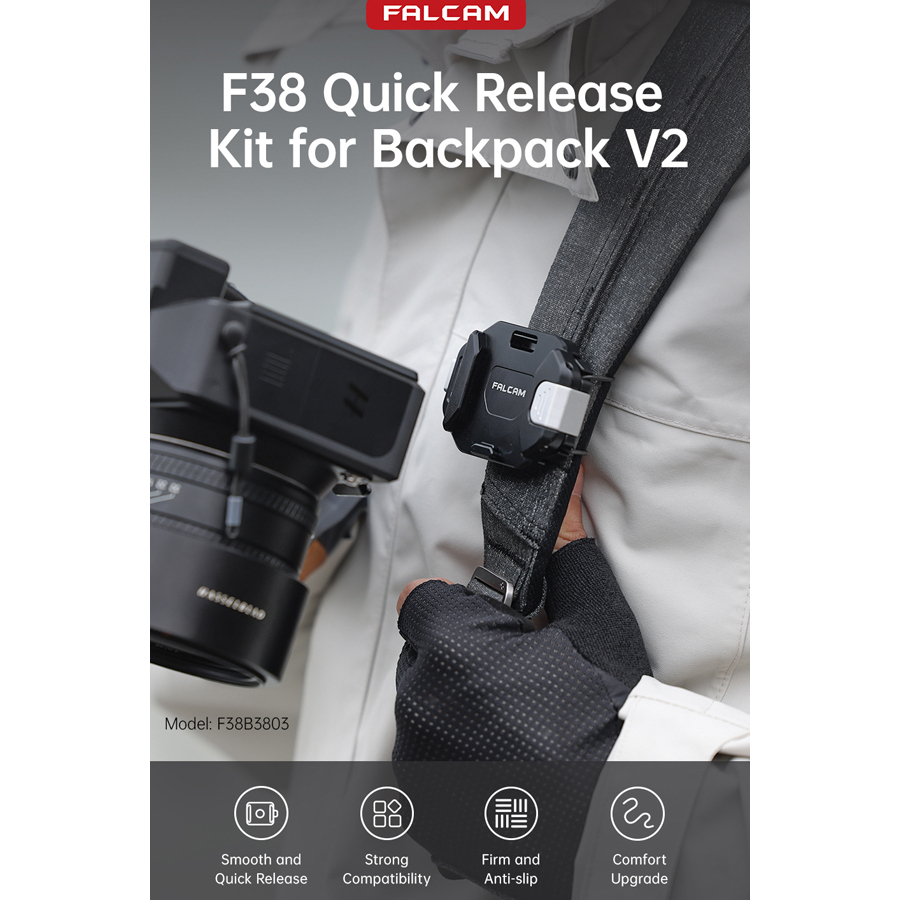 FALCAM - F38B3803 F38 Quick Release Kit for Backpack V2