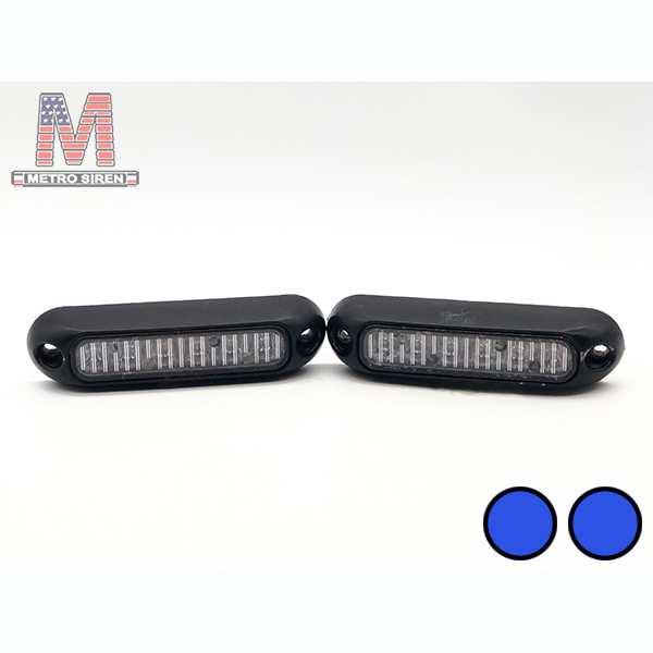 Whelen ION แบบแปะ สีน้ำเงินล้วน ไซเรน (มือสอง - คู่)