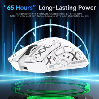 Attack Shark R1 gaming Mouse เมาส์บลูทูธไร้สาย PAW3311 เมาส์สำหรับเล่นเกม 3โหมด บลูทูธ 2.4G Type-C