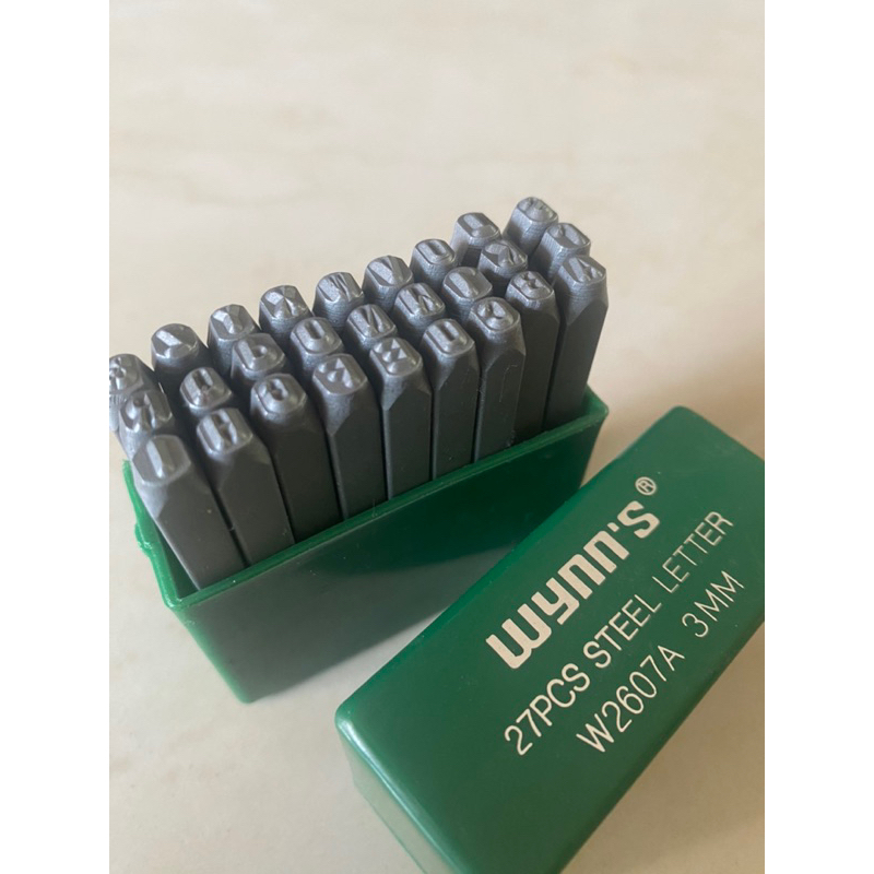 เหล็กตอกตัวอักษร A-Z ขนาด 3 mm.