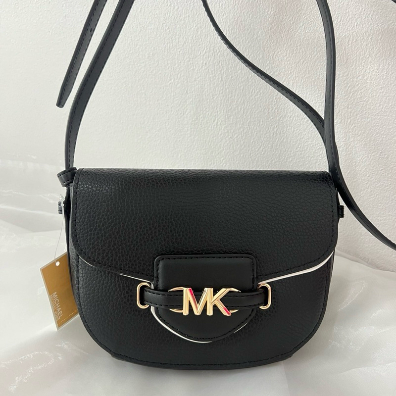 กระเป๋าMK Reed Small Logo and Leather Crossbody Bag Style No. 35F3G6RC1T - 7.75"W X 5.5"H X 2"D🌟🌟(สอ