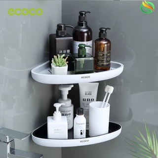 [พร้อมส่ง]ECOCO ชั้นวางของในห้องน้ำ รับน้ำหนักได้ดี ชั้นวางของ ในห้องน้ำ วัสดุพรีเมียม ชั้นวางของในห้องครัว ด้วยกาวE2030