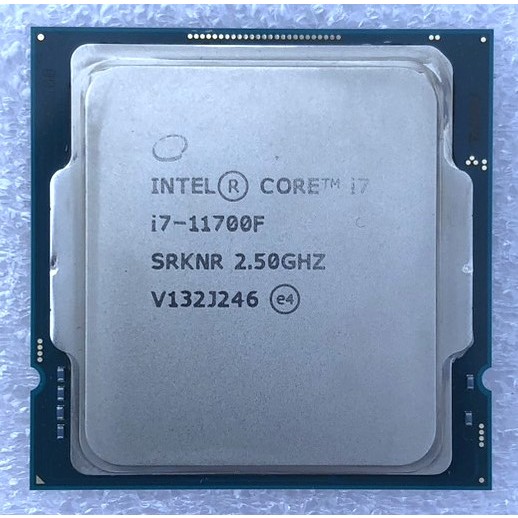 CPU (ซีพียู) INTEL CORE I7-11700F 2.5 GHz (SOCKET LGA 1200) มือสอง มีแต่ตัว CPU