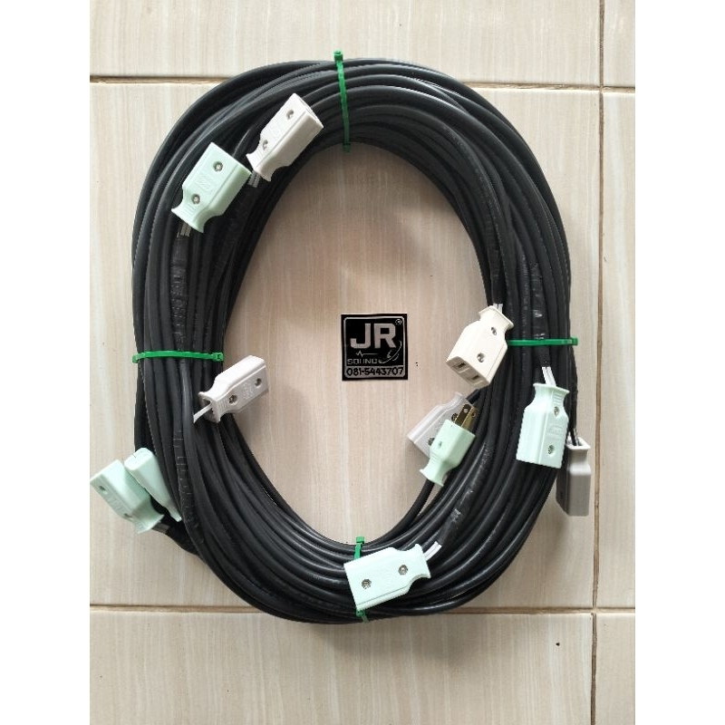 สายไฟหลัก,ไฟทาง,ไฟเต้น,ไฟประดับ,ยาว50เมตรมี10ปลั๊กตัวเมียระยะห่าง5เมตรต่อปลั๊กพร้อมใช้งาน