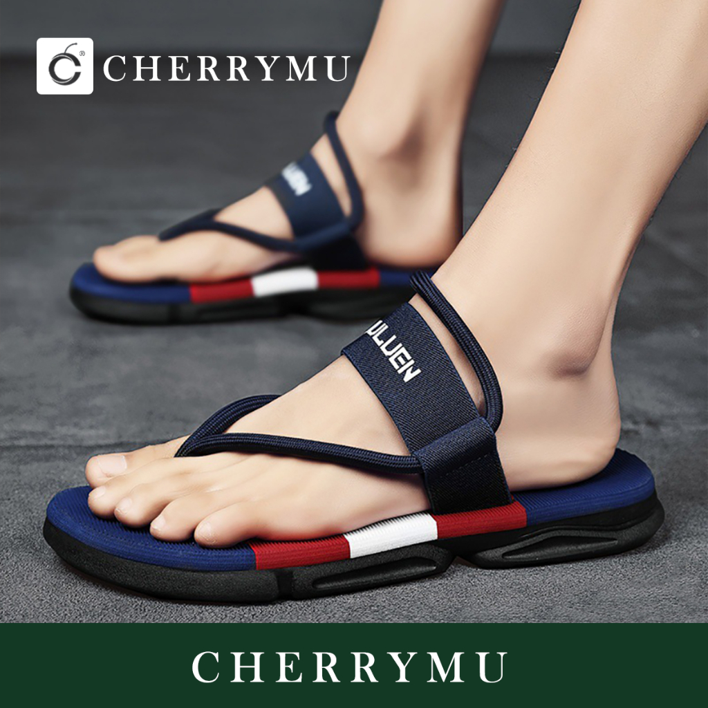 CHERRYMU รุ่นFM02 รองเท้าแตะผู้ชายแบบรัดส้น