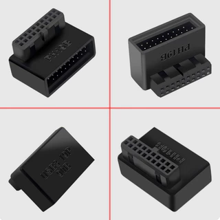 หัวแปลง หัวต่อ USB3.0 19/20P Adapter 90°