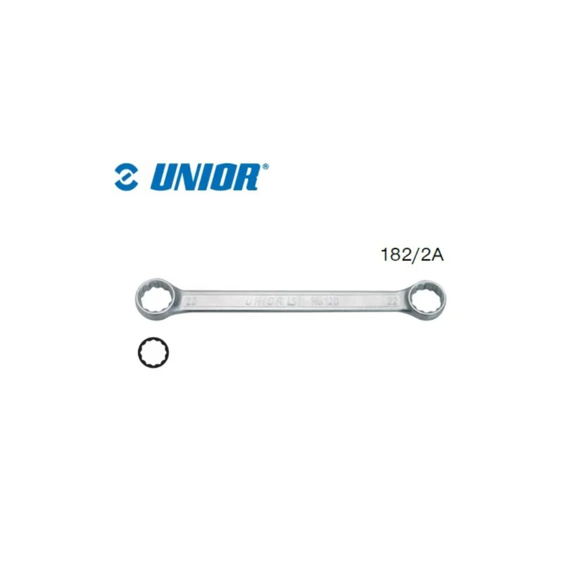 ประแจแหวน 2 ข้าง "UNIOR" #182 13x12mm  ของแท้100% สินค้ารวมVAT