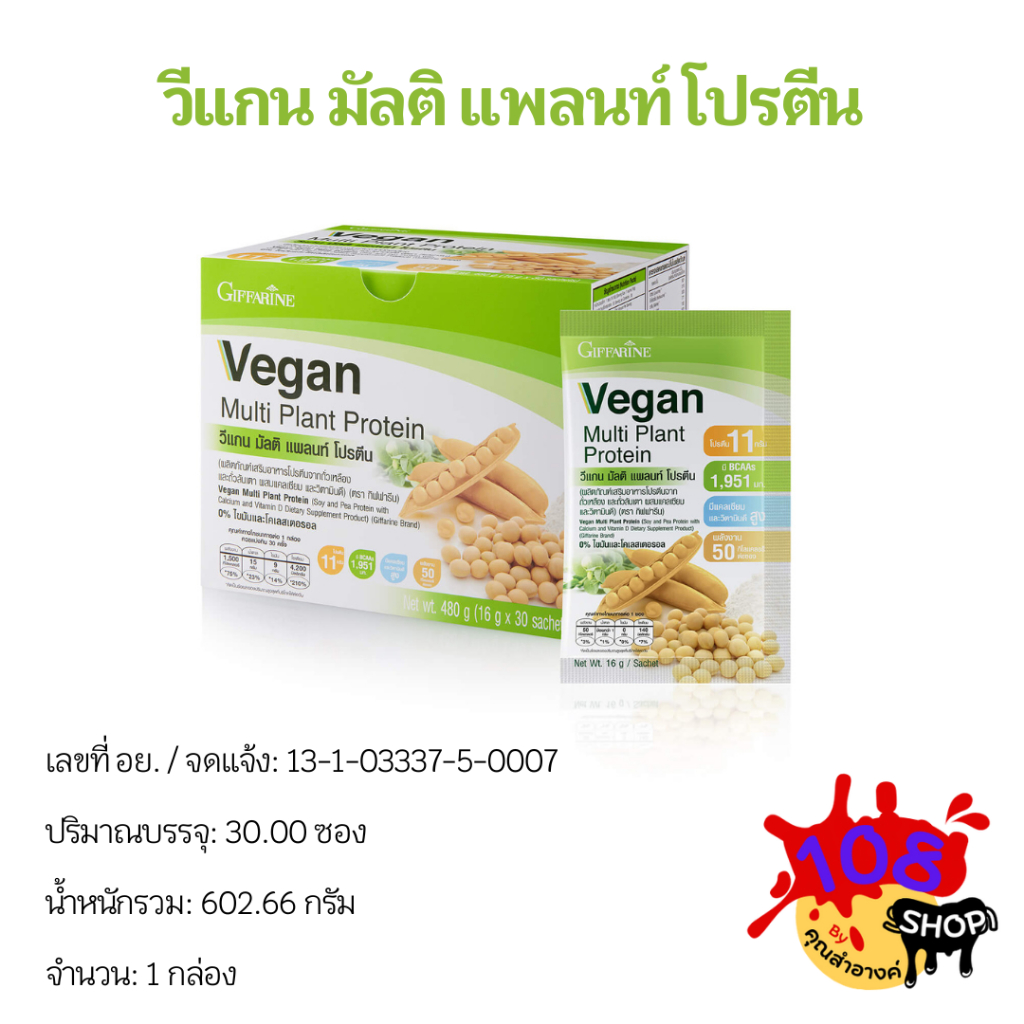 โปรตีนพืช โปรตีนเจ วีแกน มัลติ แพลนท์ โปรตีน โปรตีน ถั่ว ซอยโปรตีน เวโปรตีน โปรตีนซอง