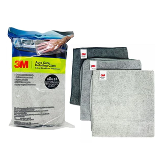 3M Cleaning ผ้าไมโครไฟเบอร์ สีเทา 40ซม.x40ซม.(แพ็ค3ชิ้น)