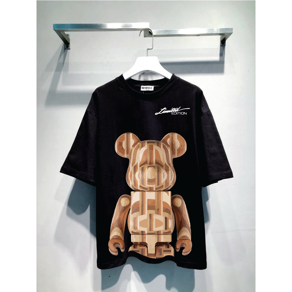 เสื้อยืดCotton100% สกรีนแบบดิจิตอล สีสด เนื้อผ้าหนานุ่ม เกรดพรีเมี่ยม F539-แขนสั้น