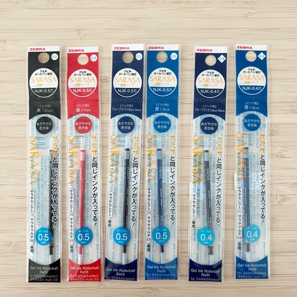 ไส้ปากกา #sarasa #select #Multi