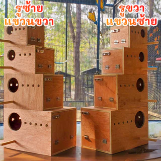 รังเพาะนก รังไข่นก กล่องเพาะนก บ้านนก รังเพาะนก ฟินซ์ เลิฟเบิร์ด กรีนชีค ฟอพัส หงส์หยก นกแก้ว ชูก้า กระรอก